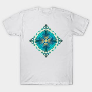 Azulejo - Portuguese Tile Aqua T-Shirt